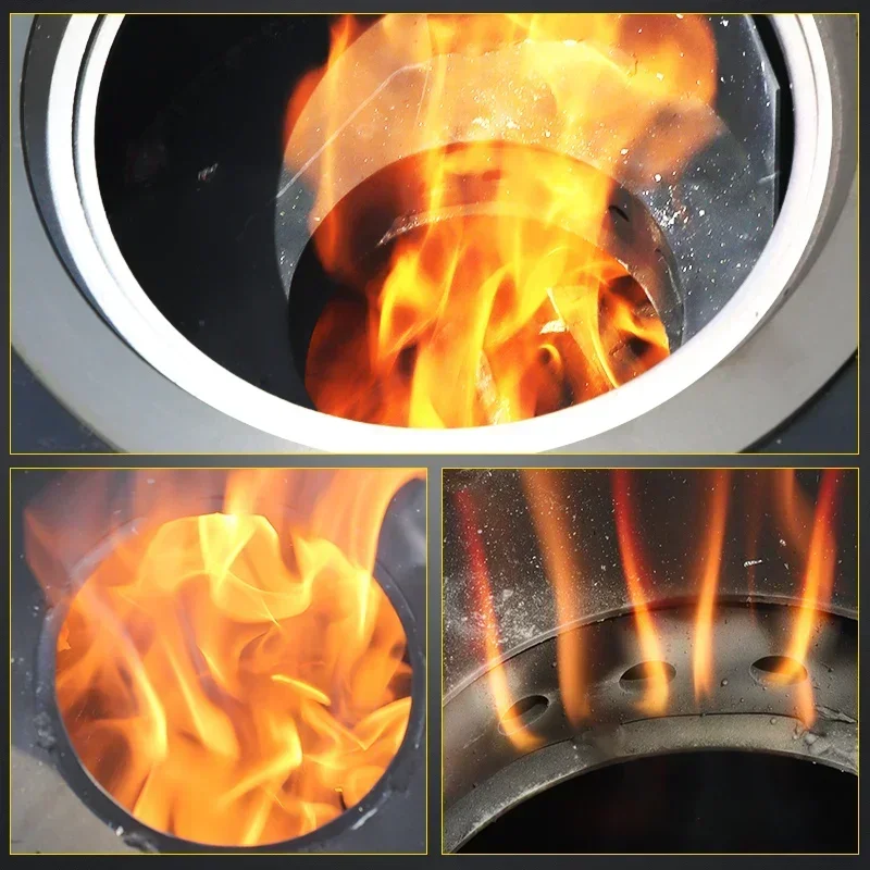 Home Electric Household Indoor Smokeless Gasification Heating Stove Oven Roasted Sweet Potatoes Non-Stick Smokeless Wood Stove T