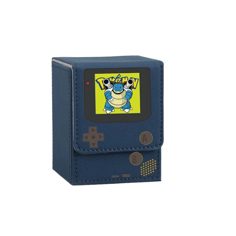 Anime Figure Pokemon Charizard Squirtle Bulbasaur Blastoise Venusaur Meowth Mew Gengar Mew Cubone Game Collection Card Box