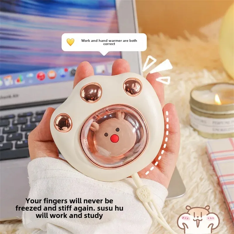 Mini Cute Pet Hand Warmer Portable USB Charging Winter Buddy Handheld Heater Excellent Gift Baby Essential Compact Design