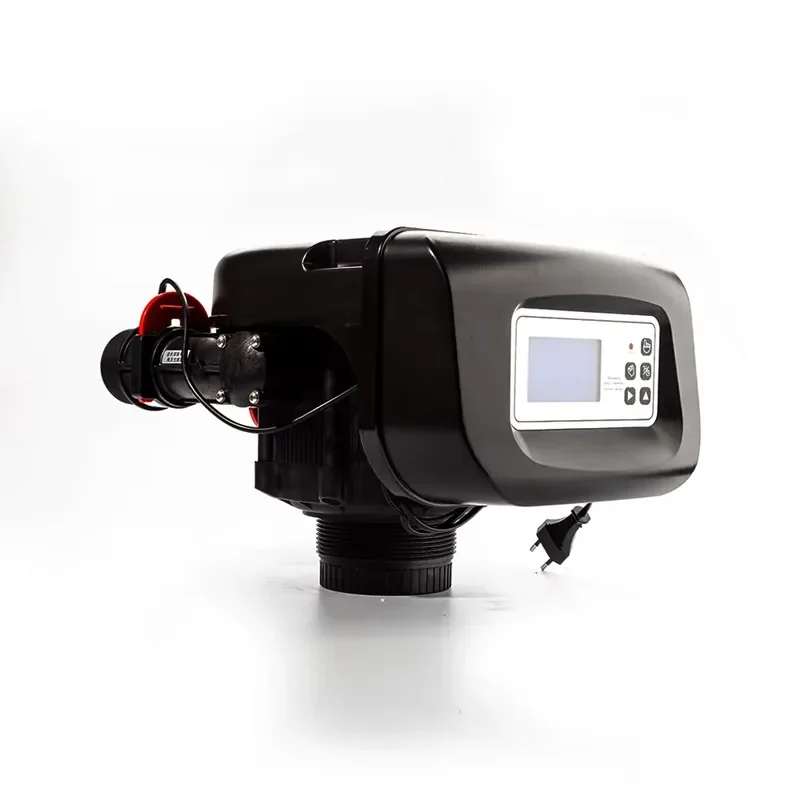 Smart LCD Multiport High Capacity Water Filter Valve Remote Control Dual Mode Time Flow 485 Communication PLC Gearbox Inlet