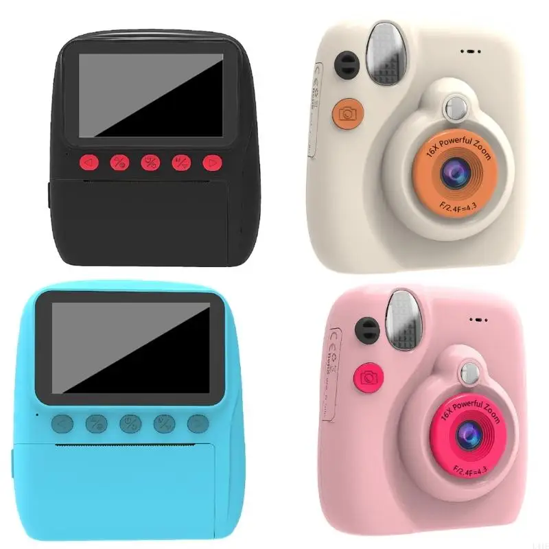 

L41E Kids Instantly Camera 1MP Clear 3Inch Screen with 32GB Memory Card Color Pen