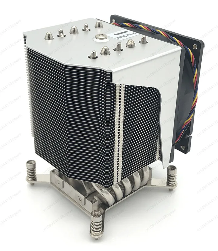 Support 115X/2011 4U server CPU heatsink 5 heat pipe desktop, silent temperature controlled fan