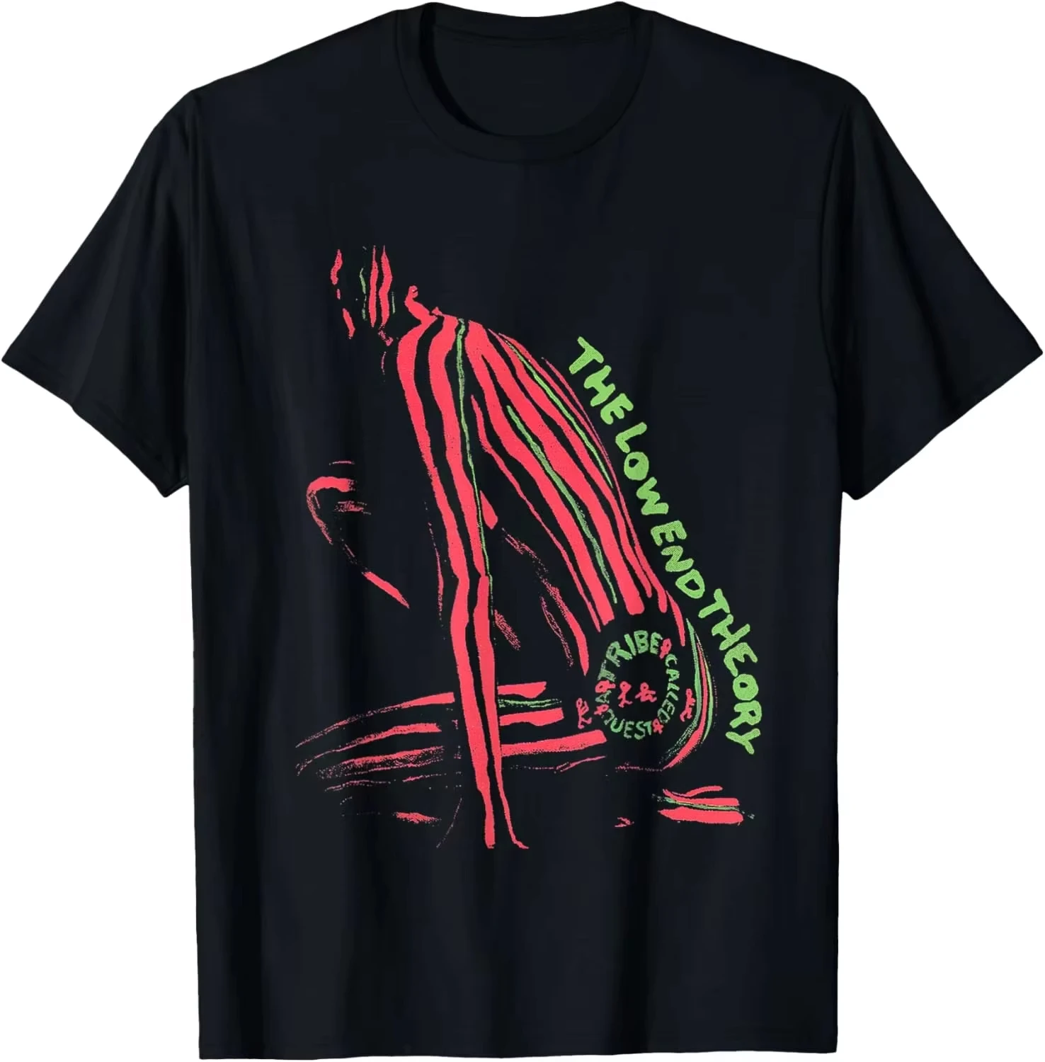 A Tribe Called Quest Low End Theory Graphic T-Shirt Men's Cotton Crewneck Casual Tee Y2k Ins
