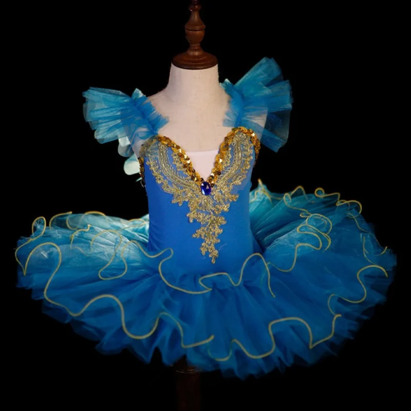 Profession elle Ballerina Ballett Tutu für Mädchen Kinder Party Tanz kleidung Kinder Pfannkuchen Tutu Ballett Kostüme Trikots Ballett Kleid