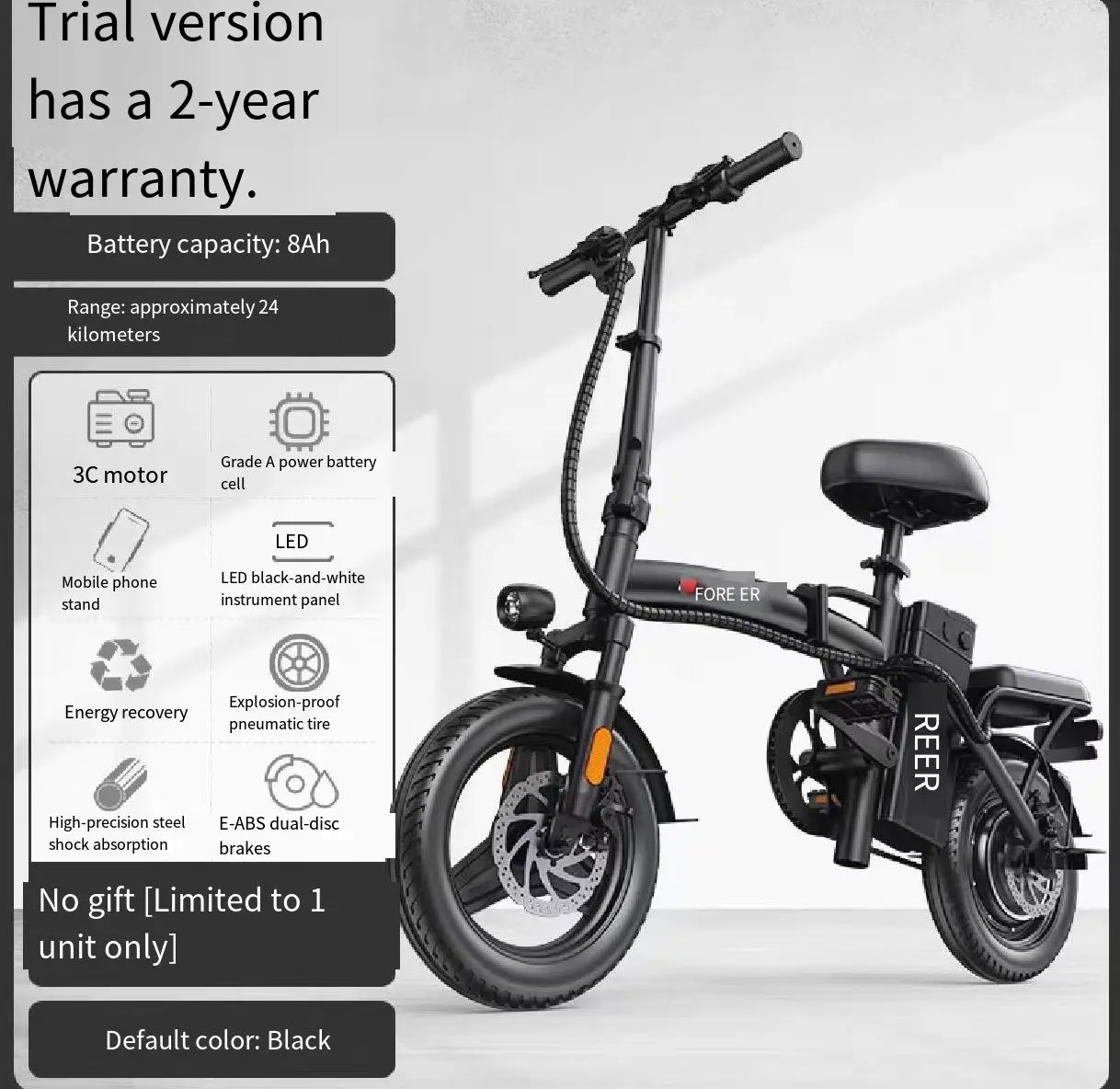 Vélo électrique pliant Permanent, véhicule électrique à pilote designé de petite taille, nouveau Standard National, électrique Ultra-léger