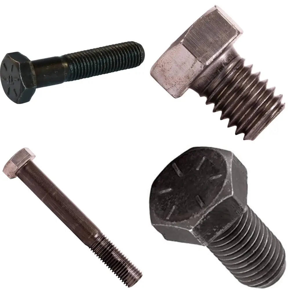 

Grade 8 Hex Cap Screws, Plain Finish, Coarse Thread, Partially Threaded, 9/16-12 x 4, 1.375 Thread Length, 25-Pieces