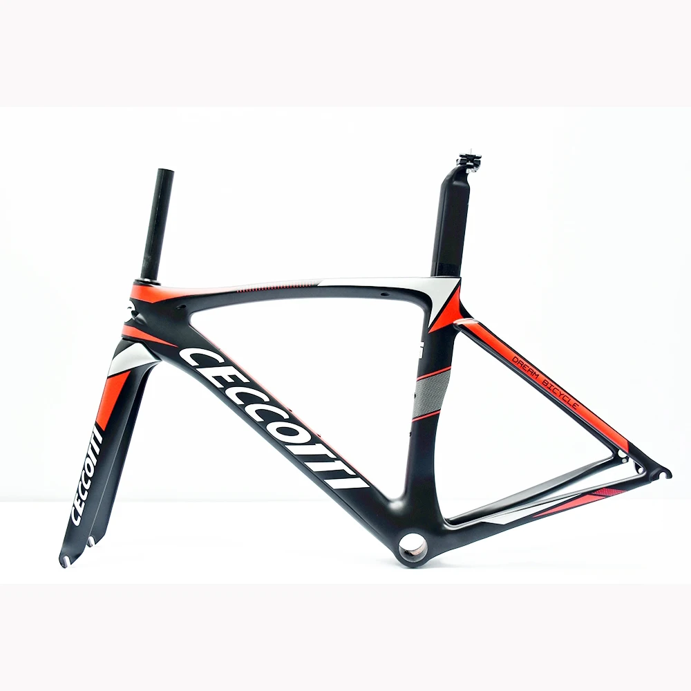 Aero Carbon Road Bike Frame, 700CC Carbon Bicycle Frame, Di2 BSA Rim Brake, Cycling Riding Frameset, Top Quality, T1000, 2024