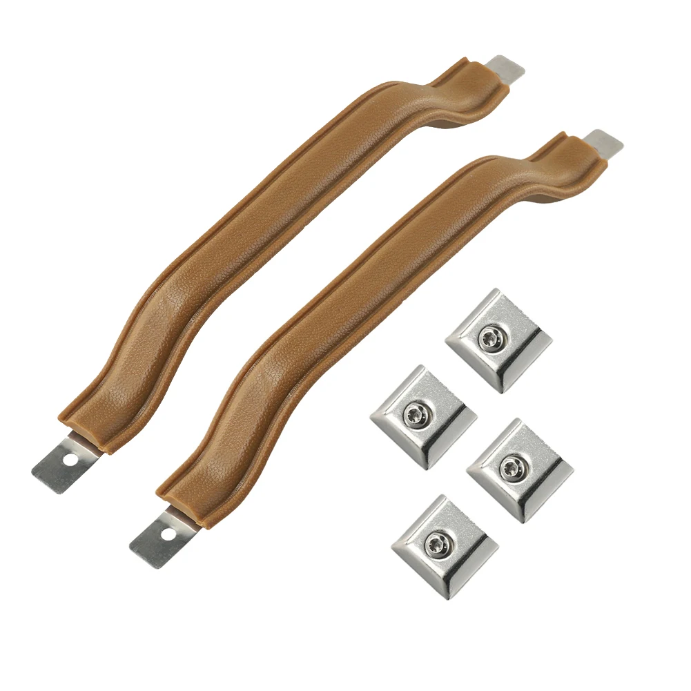 For Jeep Interior Door Handle Pull Strap 2 pcs for CJ5 CJ7 For Wrangler YJ 55009801K Direct Fit No Coding Needed