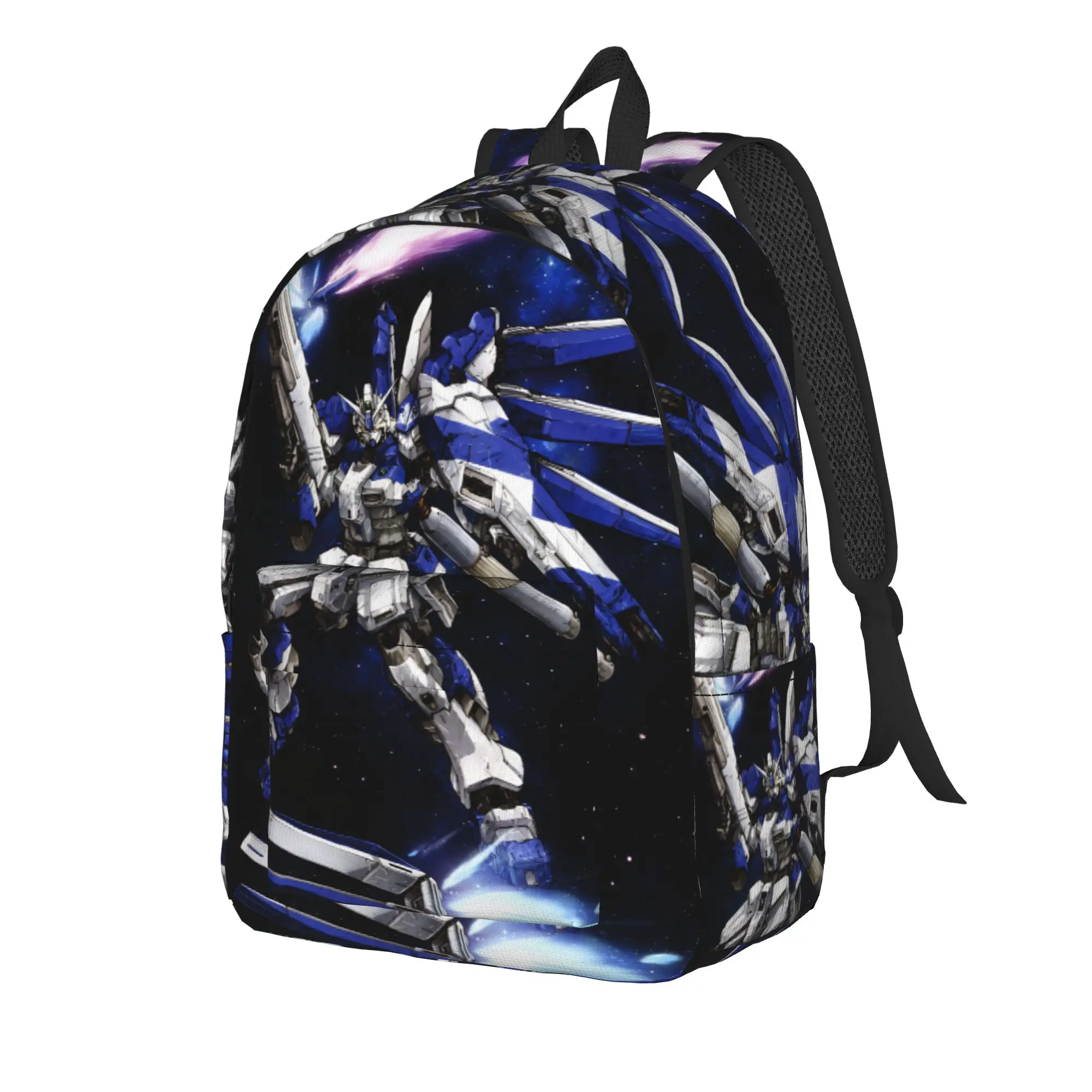 mobile suit gundams Backpack for Men Women Fashion Student Hiking Travel Daypack  Laptop Shoulder Bag with Pocket
