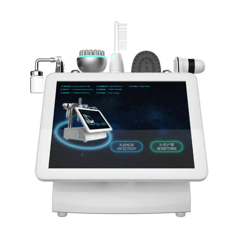Nouveauté analyseur de cuir chevelu follicules pileux Scanner de cuir chevelu détecteur analyseur de cheveux/Machine d'analyse de cheveux de peau et de cuir chevelu
