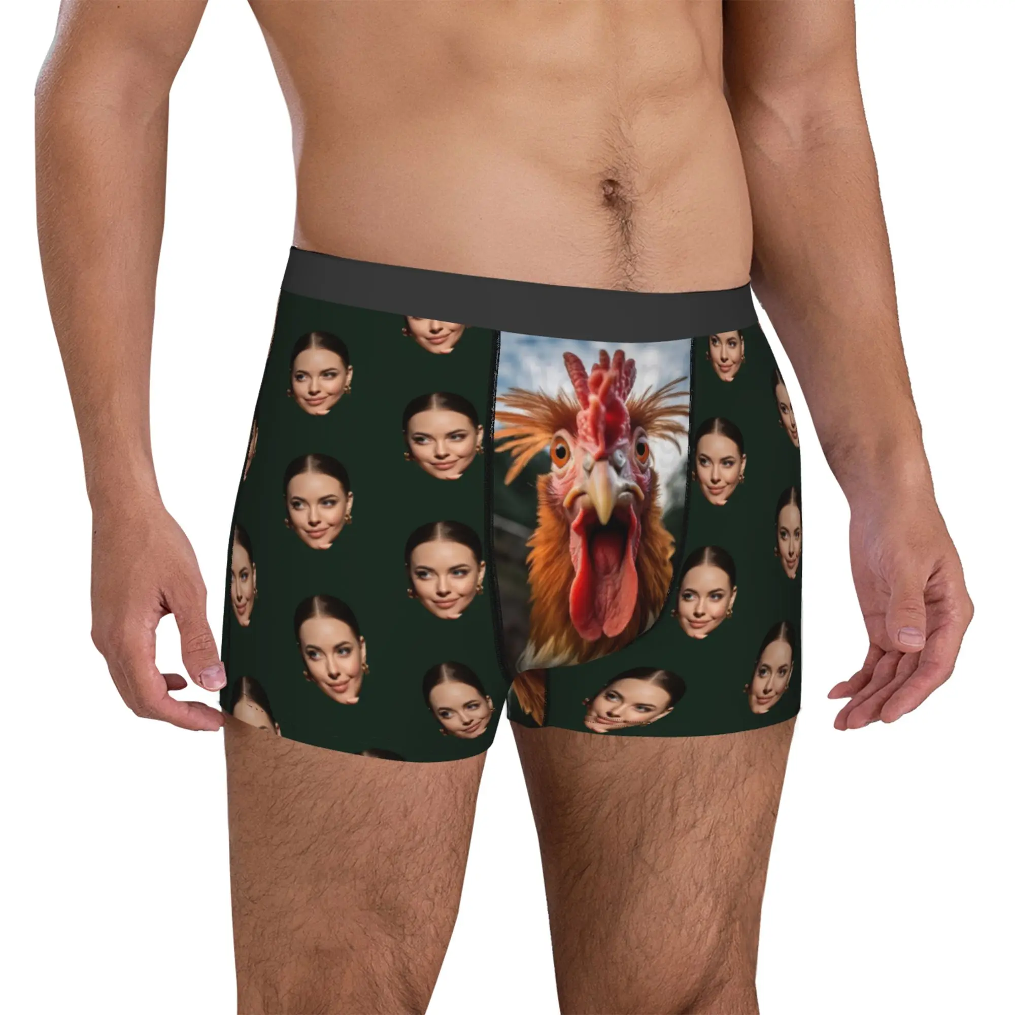 Biancheria intima personalizzata con foto per il viso, boxer personalizzati, regalo di San Valentino da uomo personalizzato per il marito, regalo di anniversario per papà