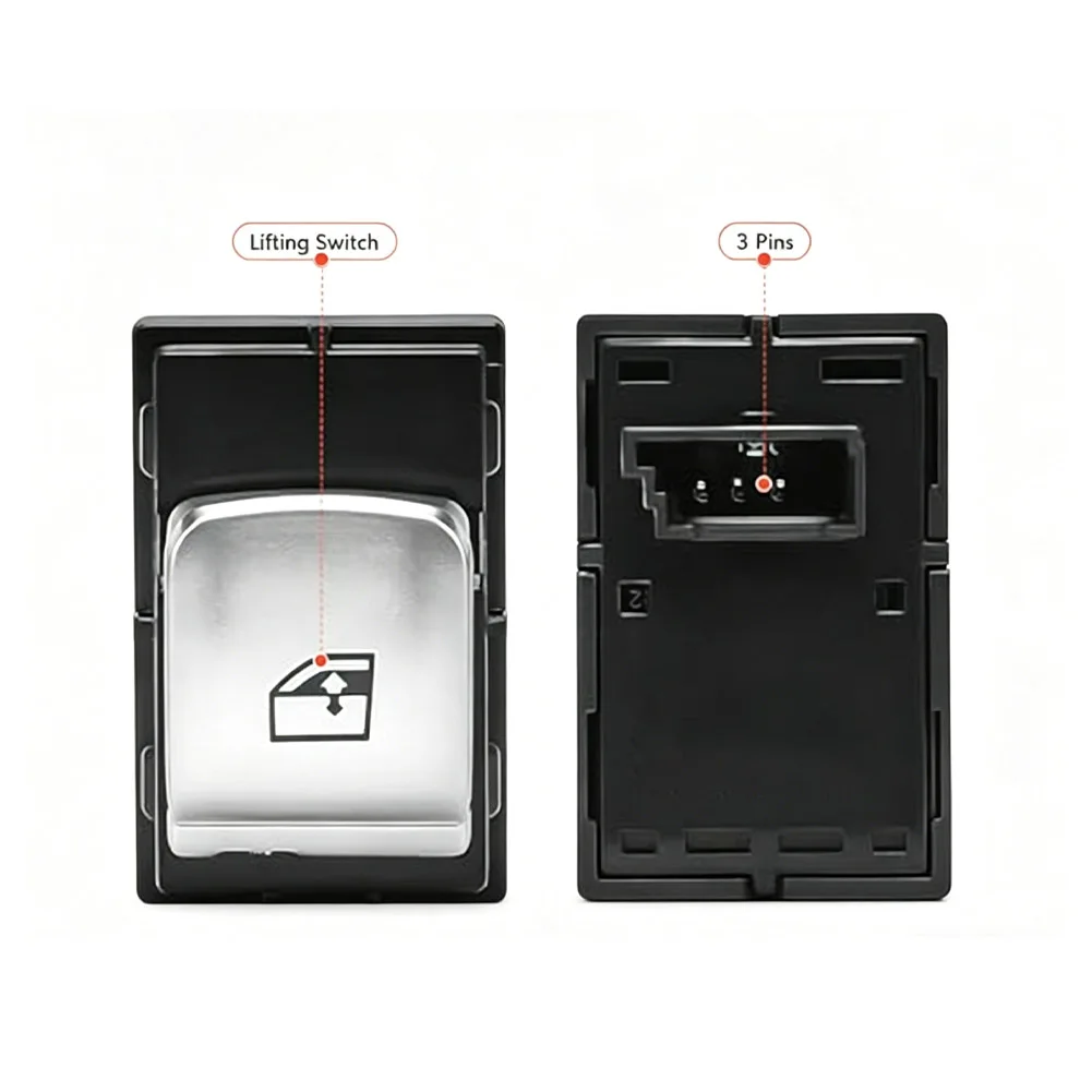 3-Terminal Power Window Switch for BMW F20 1 Series 2012-2018 F30 F31 F34 F35 3 Series 2012-2019 F36 4 Series 2012-2018 for f25