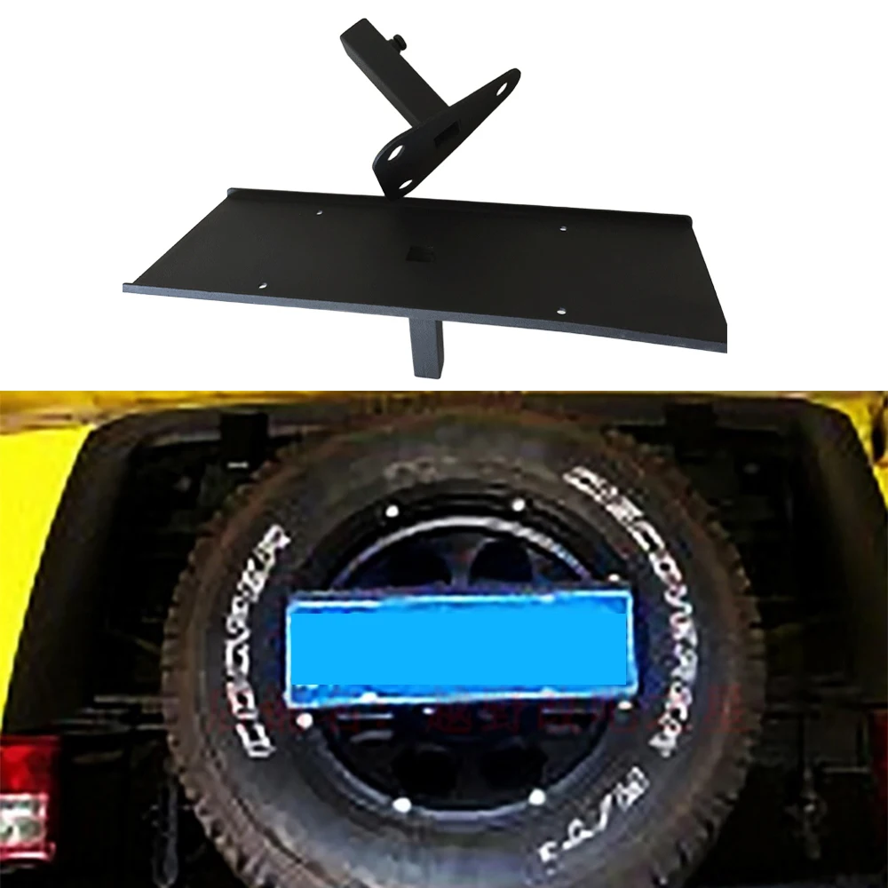 

Кронштейн-держатель для номерного знака на запасное колесо SXMA J413 для Jeep Wrangler JK 2007-2017, европейская модель, железо
