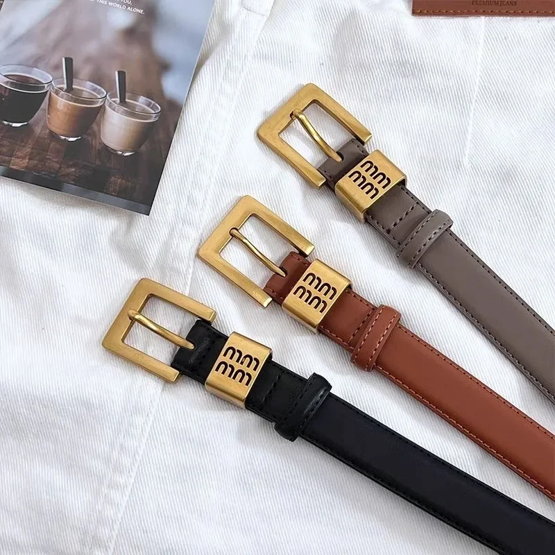 

Genuine Leather Women’s Belt, Luxury Slimming Waist Accent Belt, Fashion Versatile Accessory for Sweaters/Suits/Jeans