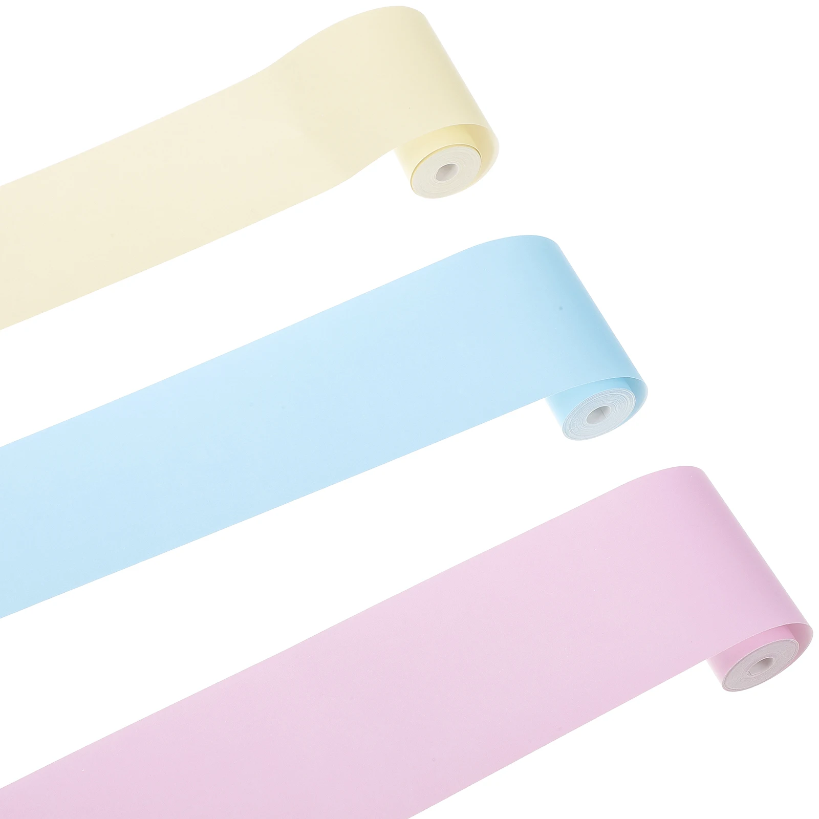 

3 Rolls Removable Stickers Printing Paper Labels Writing Decals Portable Correction Sheets Adhesive Label Stickers School