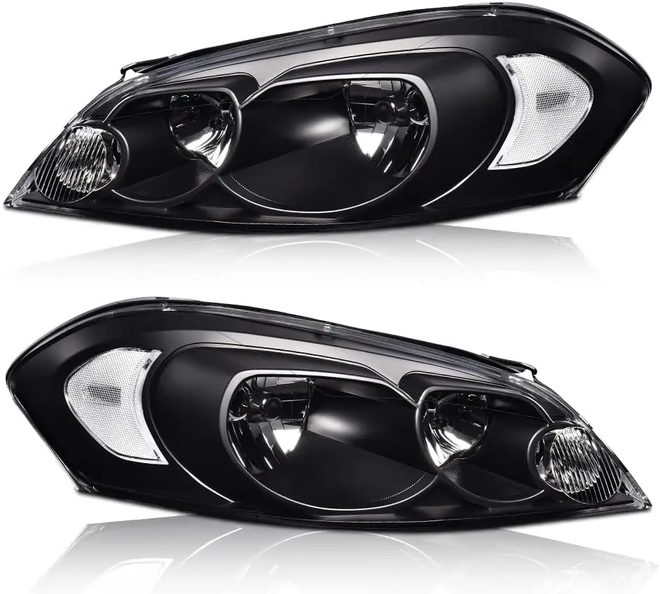 

Headlights, Compatible with 2006 2007 2008 2009 2010 2011 2012 2013 2014 2015 2016 Chevy Impala 2006-2007 Chevy Monte Carlo Chro