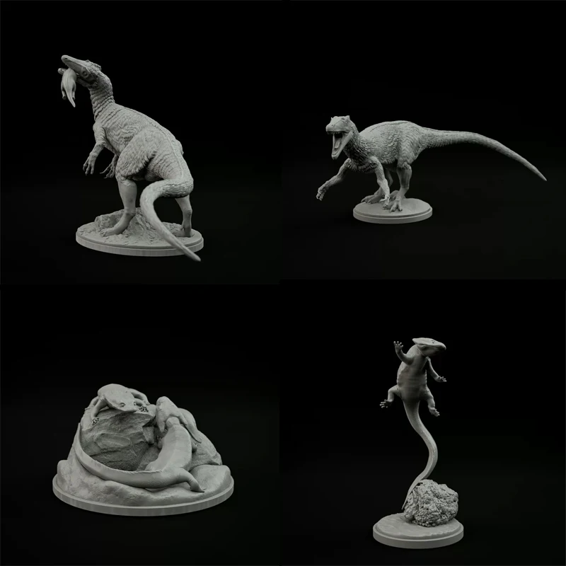 

1/35 15cm Nedoceratops Australovenator Model Toy Modern Animals Model Gk Customize 3D Printing