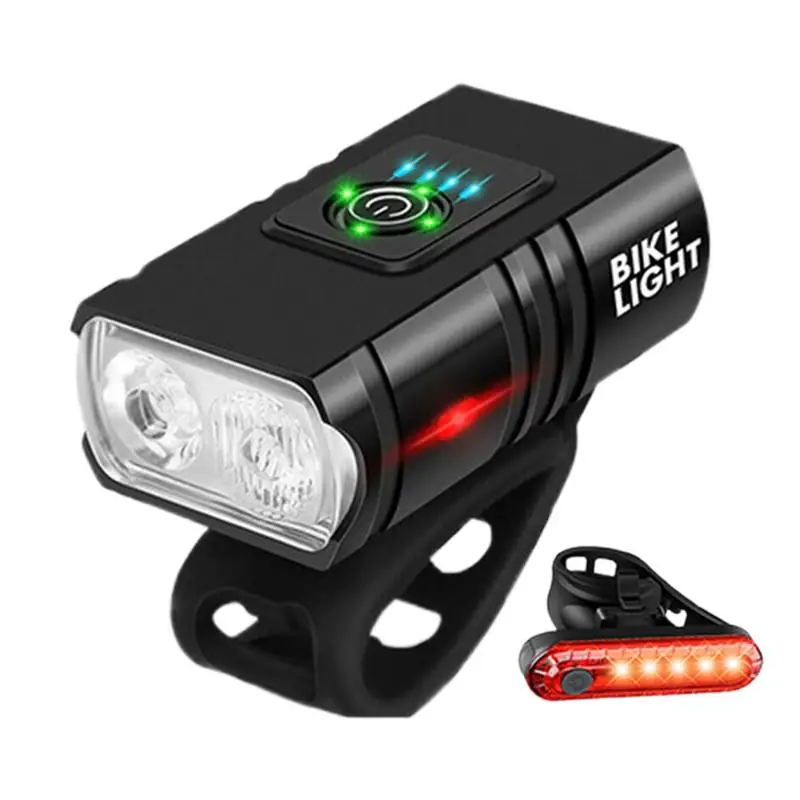 Cycle Lights for Night Riding USB Rechargeable 1000LM Headlight and Taillight High Brightness Lights Lightweight Cycle Light