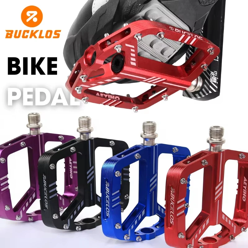 Bicycle Pedal Sealed 3 Bearing Bike Pedals CNC Aluminum Alloy Anti-slip MTB Road Bike Wide Platform Pedal Cycling Parts