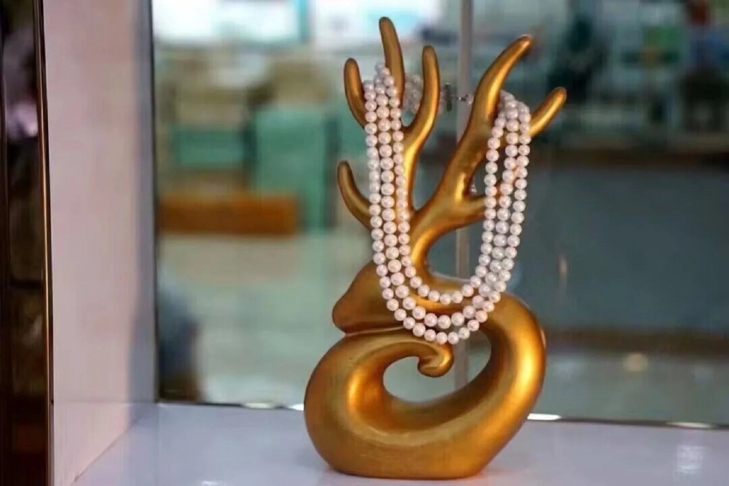 

Gorgeous 3/Rows AAAA Grade 7-8mm 8-9mm Natural Japanese White Pearl Necklace 16-17-18 inch/18 -19-20 inch/925 Silver