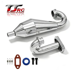 Tubo di scarico Tuning in alluminio per 1/5 HPI ROVAN KINGMOTOR Baja 5B SS 5T 5SC