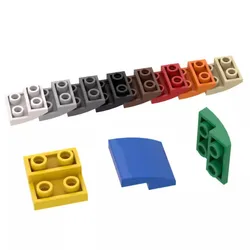 100pcs MOC Bricks 32803 2x2 Reverse Curved Parts High-tech Building Block Model Kids Toys DIY Brick Parts Gifts 2022