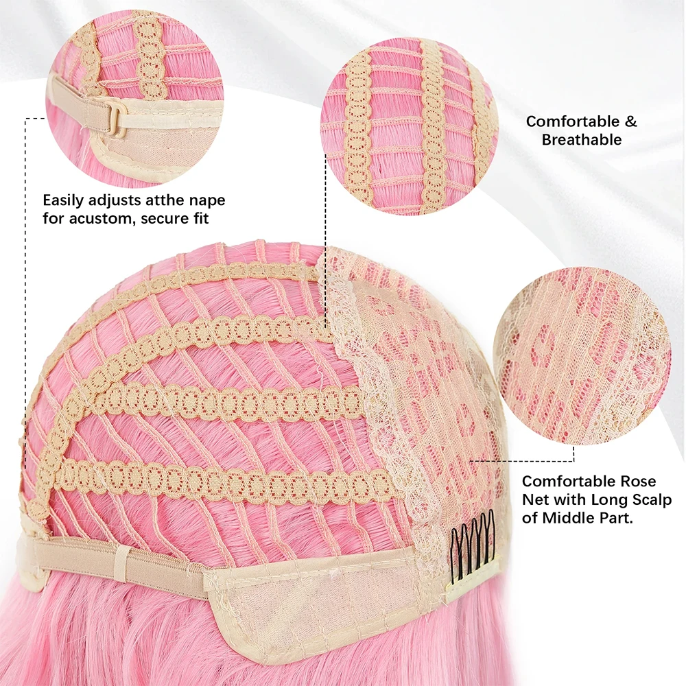 أنيمي جاسوس × فاميلي أنيا فورجر تأثيري الشعر الاصطناعية 14 بوصة الوردي بوب هالوين كرنفال حفلة يومية ارتفاع درجة الحرارة الألياف شعر مستعار