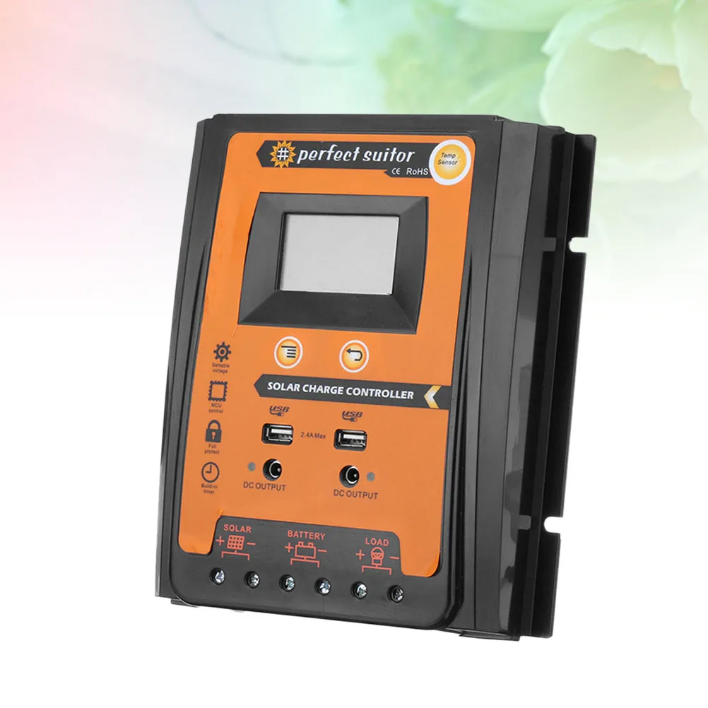 

Контроллер заряда и разряда солнечной батареи, ЖК-дисплей 30а, мониторинг в реальном времени, регулируемый параметр, контроллер солнечной энергии