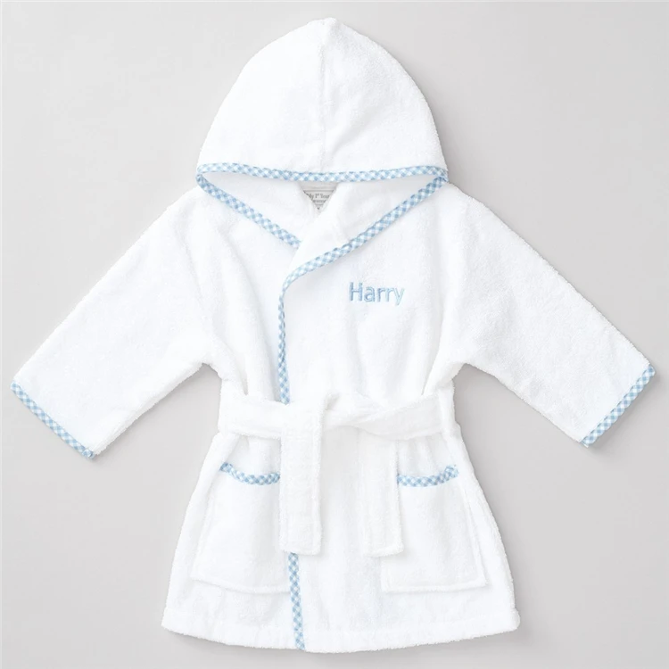 robe baby Kids bathrobe,fleece hooded kids bath robe baby