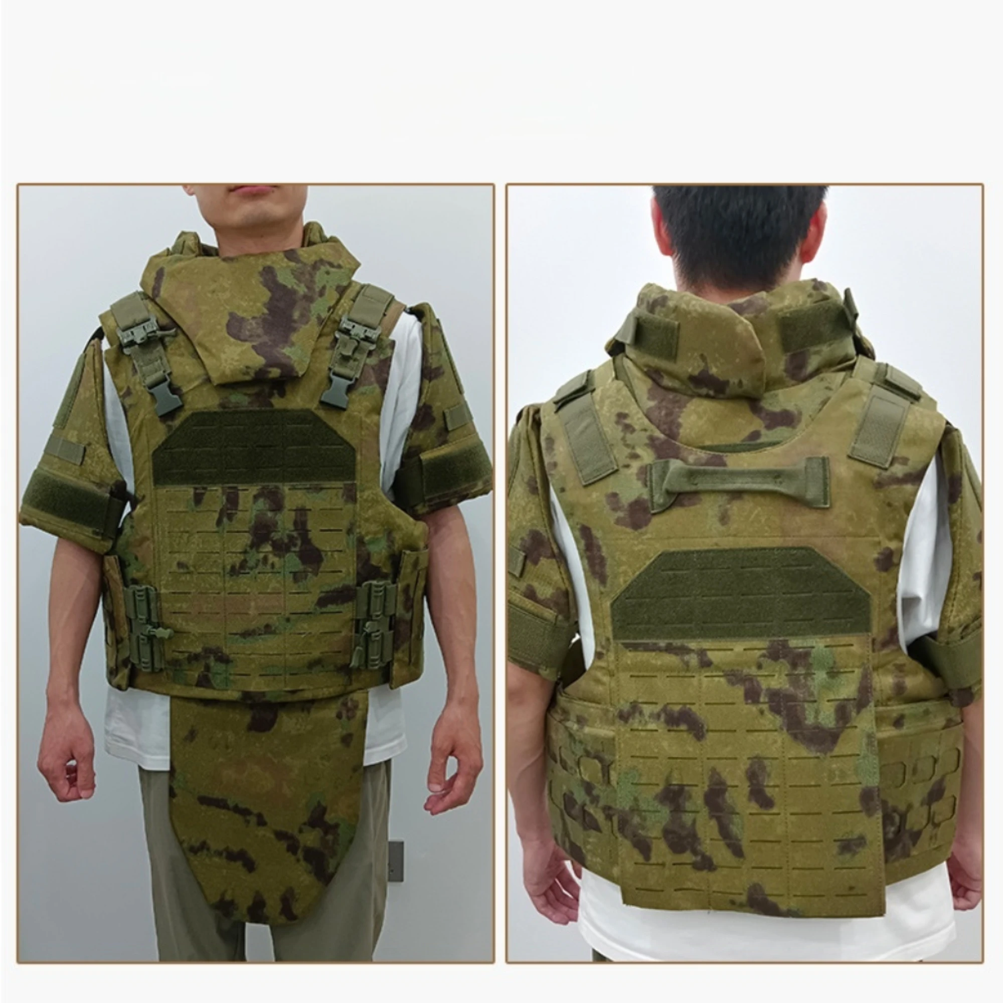 Fully Protected Heavy Tactical Body Armor 6b45 Functional Quick Removal Green Debris Body Armor Skin