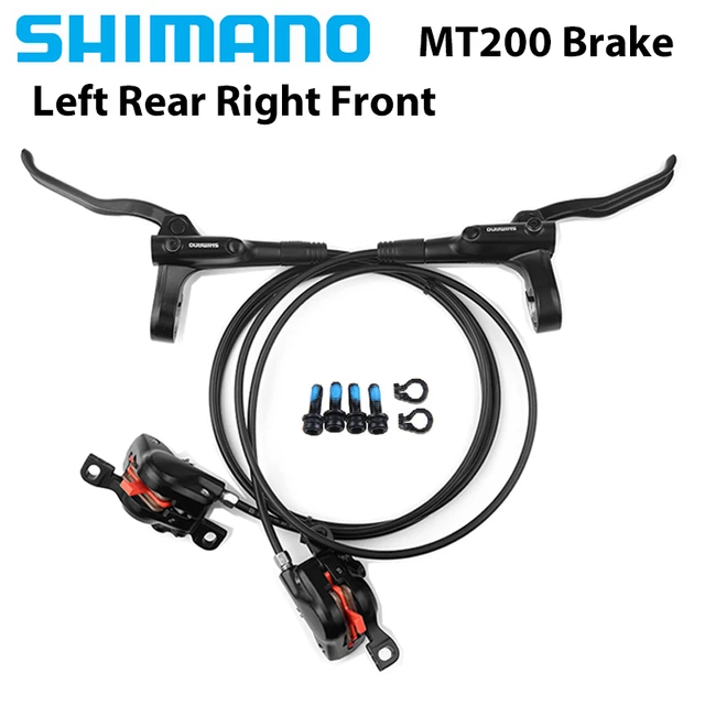 Shimano MT200 Hydraulic Disc Brake for MTB Mountain Bike Set Contains Brake Lever and Caliper Left Rear 1450MM Right Front 800MM AliExpress 18