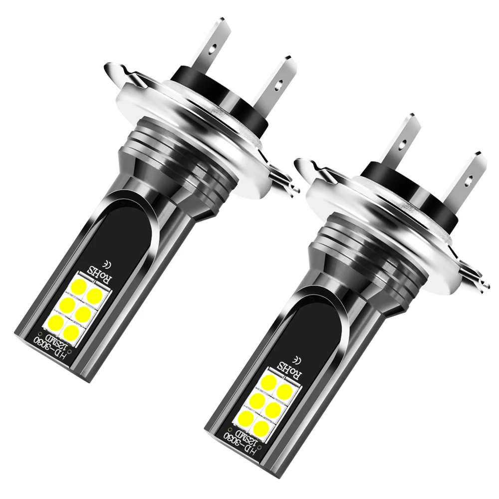 2x H7 LED Car Headlight Bulbs Super Bright For Peugeot RCZ 206 207 208 301 307 308 406 407 408 508 2008-6008