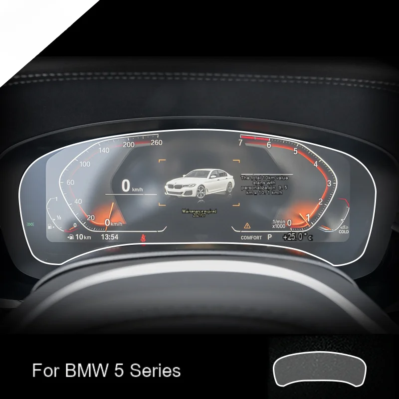 

For BMW 5 Series 6 SeriesGT 2021 2022 Tempered Glass Dashboard Screen Protector LCD Touch Display Film interior Car Accessories