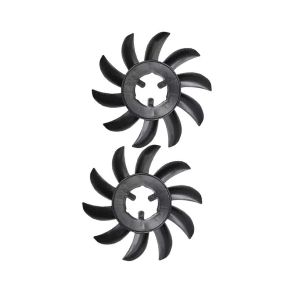 2pcs Replacement 7 Inch 10-Vane Fan Blades= For Hydro= Gear Pump Cooling, Compatible With Hustler=Raptor=, Replaces 53994 55217