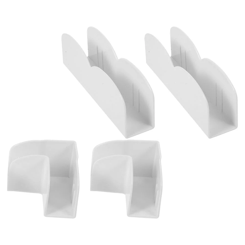 4 Pcs Fence Clip Home Playpen Stand Plastic Retainer Small Base Floor Stabilizer for Accessories Fixator Baby