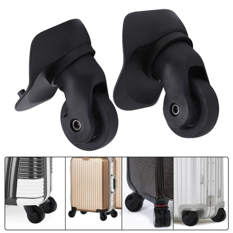 1 Pair A23 Luggage Replacement Wheel Swivel Suitcase Luggage Caster Wheels Repair Spare Parts