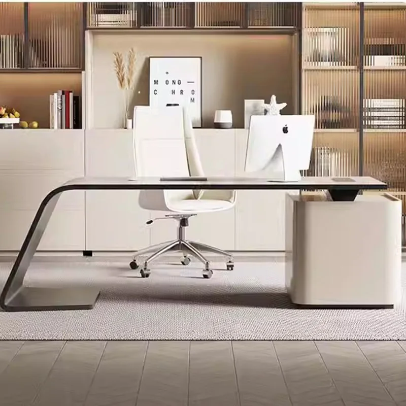 

Italian Executive Modern Desk Portable Bedroom Luxury Nordic Table Storage Adjustable Escritorios De Oficina Office Furniture