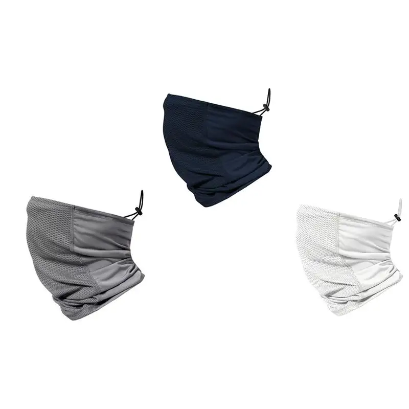 Cycling Masks Headwear Bandana Head Wrap Face Scarf Mask Neck Wardrobe Breathable Light Cool Wind Outdoor Running Hiking Mask