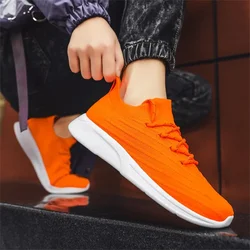 Non-slip Size 41 Shose Brands Vulcanize Casual Shoes Men's Shoes Orange Man Sneakers Sport High Quality Factory Skor