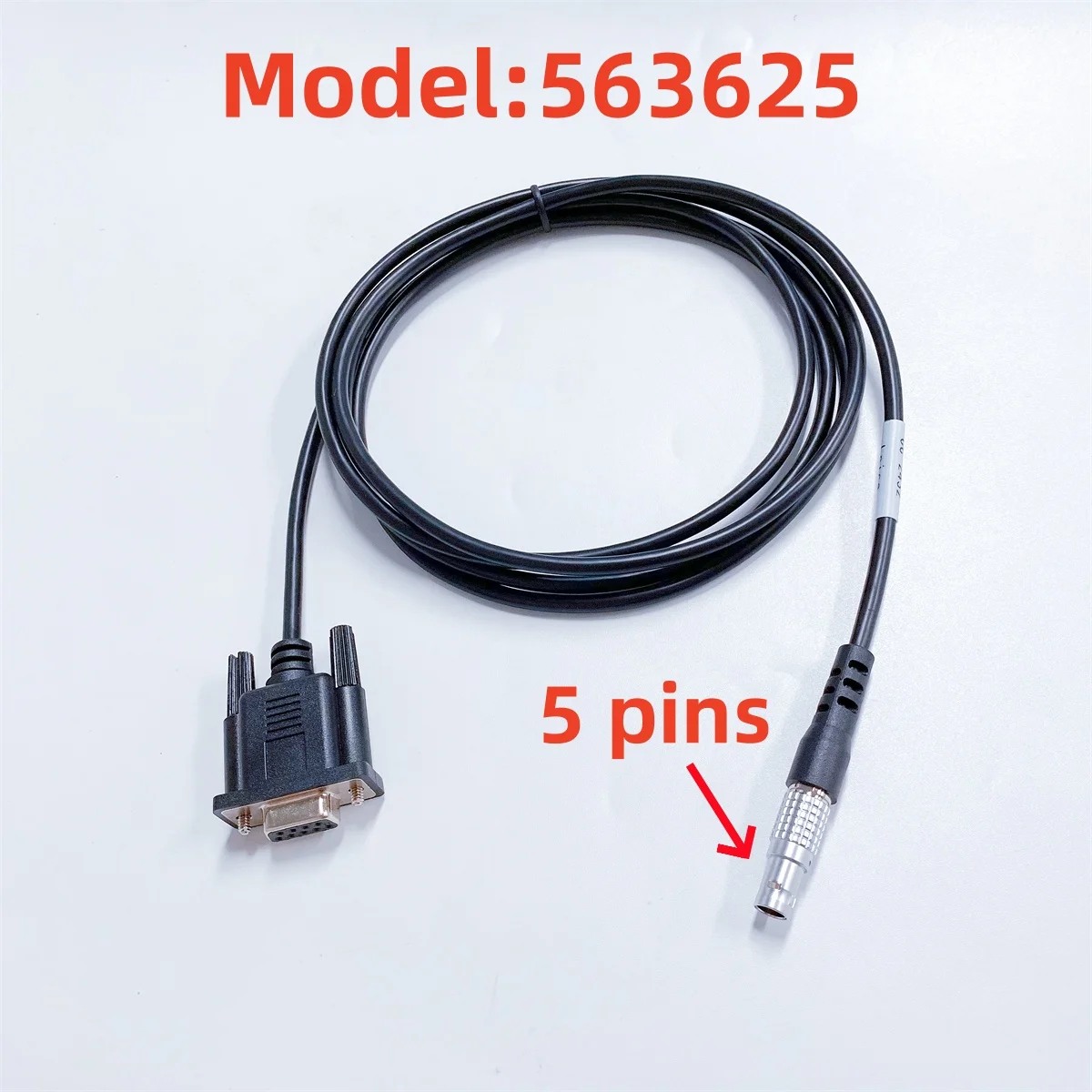 GEV102(563625) Data Transfer Cable -RS232 9 Pin To 5 Pin Applicable to Leica total station COM Port Download Cable