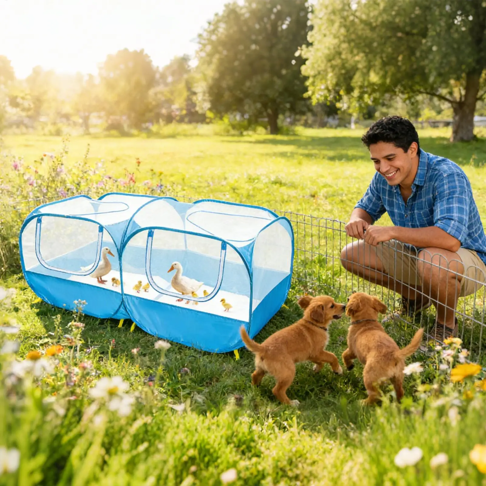 

Корпус для котенка, двусторонний, многофункциональный, защита от солнца, домашний чехол для котенка для путешествий, на открытом воздухе, для животных, кошек, наземных лужайках