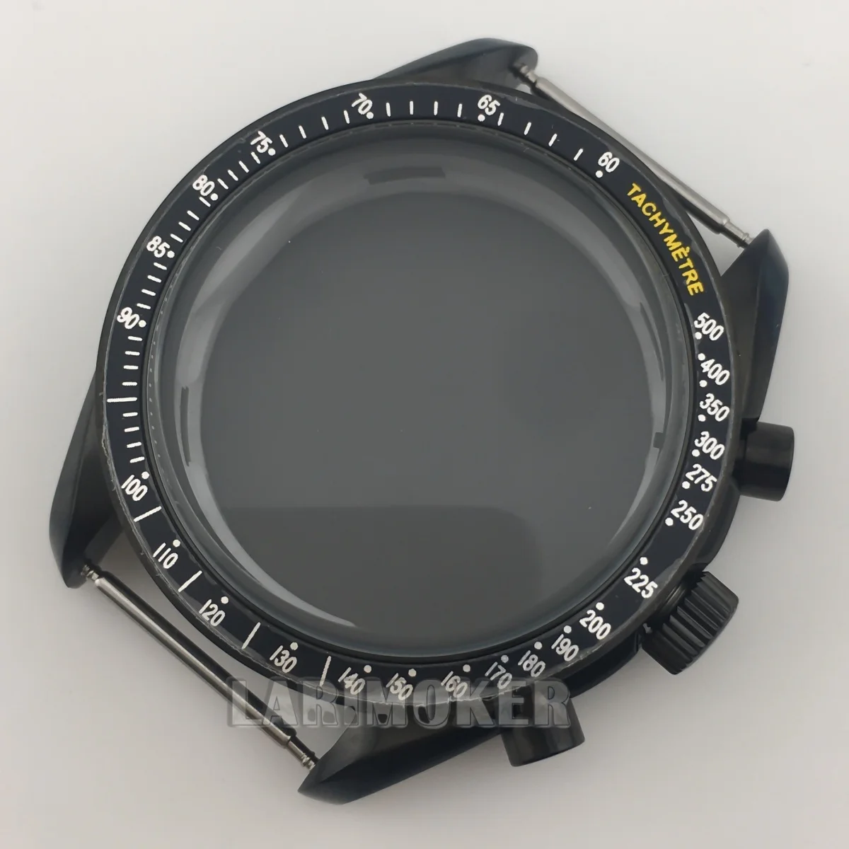 VK63 40mm Men's Luxury Quartz Case With Coated Sapphire Glass And Bezel Is Suitable For VK63 Movement Quartz Chronograph Watches