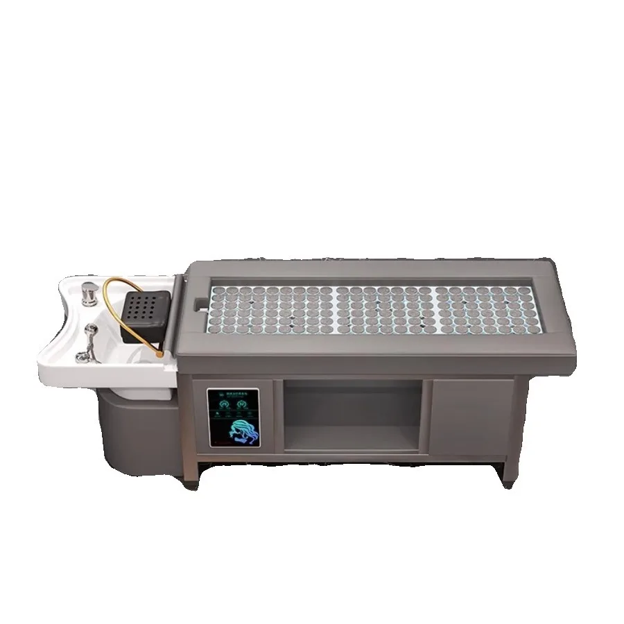 

Ceramic Basin Moxibustion Hair Treatment Shampoo Bed Stainless Steel Barber Shop Beauty Salon Special Water Circulation