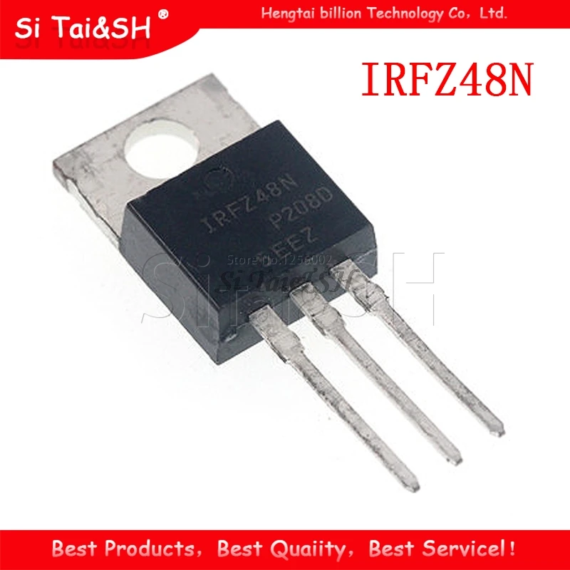 

10PCS IRFZ48N IRFZ48NPBF IRFZ48 Waterproof shell