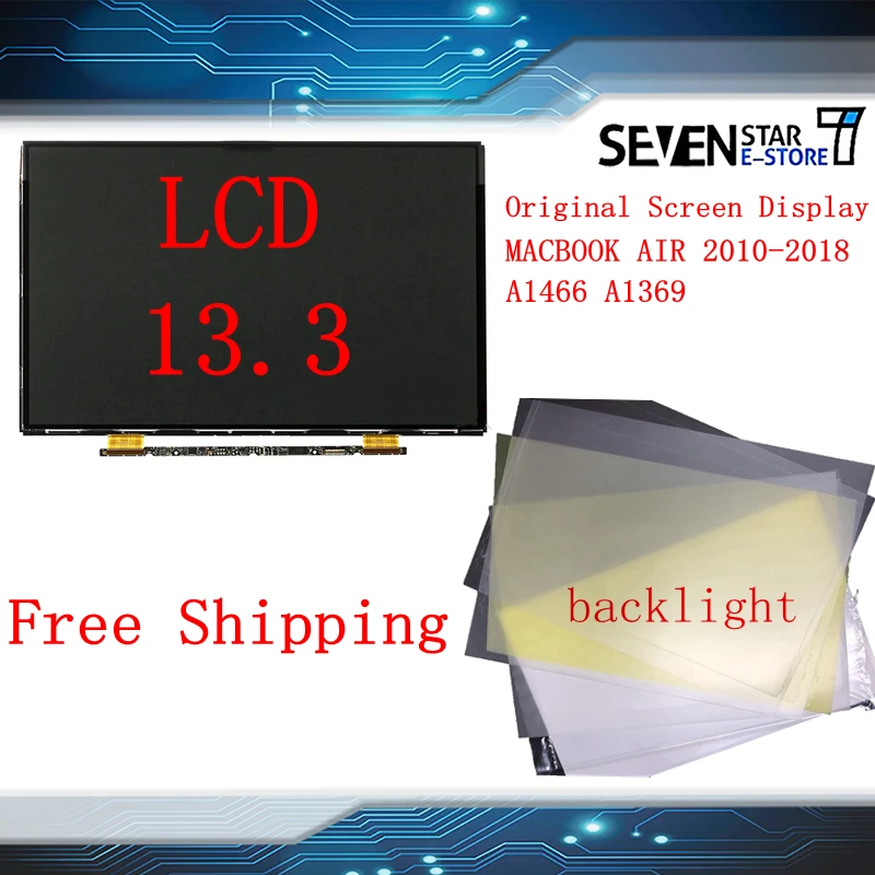 

New Brand New 13.3" Laptop A1369 Display Matrix for Macbook Air 13" A1466 LCD Screen LP133WP1-TJA7 LP133WP1