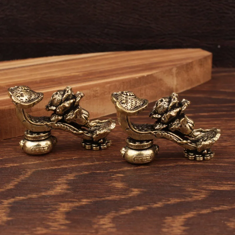 1/2Pcs ornament Ruyi Baicai small ornament creative handicraft Chinese retro ornament stall small ornament