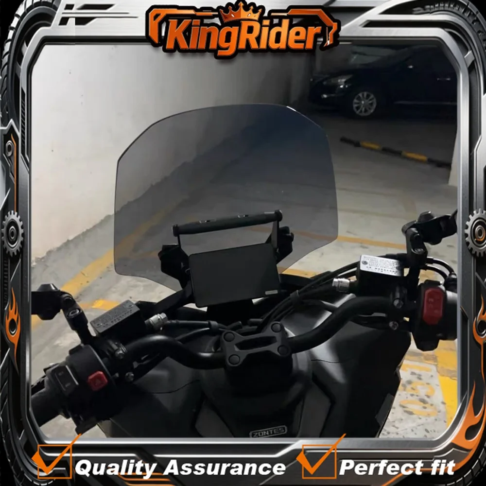 Motorcycle windshield modification for ZONTES 150X, front windshield, motorcycle modification parts, crossbar for ZONTES 150X.