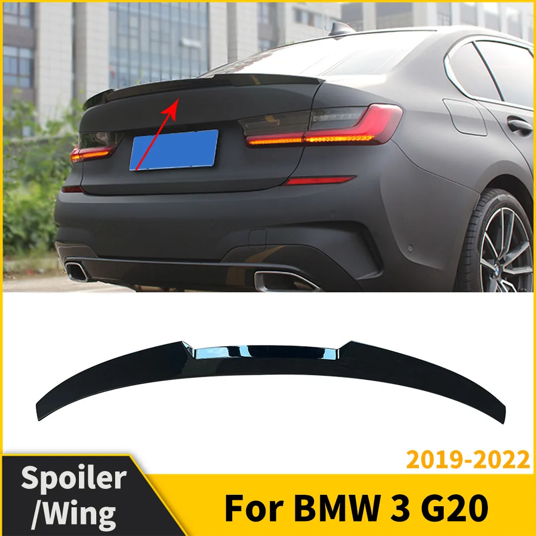 

Trunk Rear Spoiler Wing Modification Sport Splitter Racing Air Deflector For BMW 3 Series G20 G28 2019-2022 Tuning Accessories