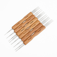 Dreadlock Crochet Needle Hook for Hair Tool Set - 0.5mm And 0.75mm Crochet Hooks Hairdressing Tool