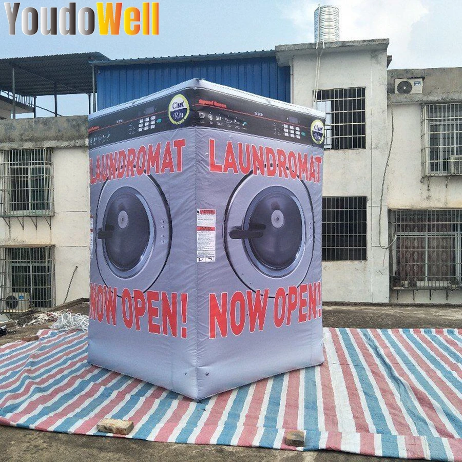 

Giant Full Digital Printing Inflatable Washing Machine Model Washer/Wash Replica For Advertising And Shows